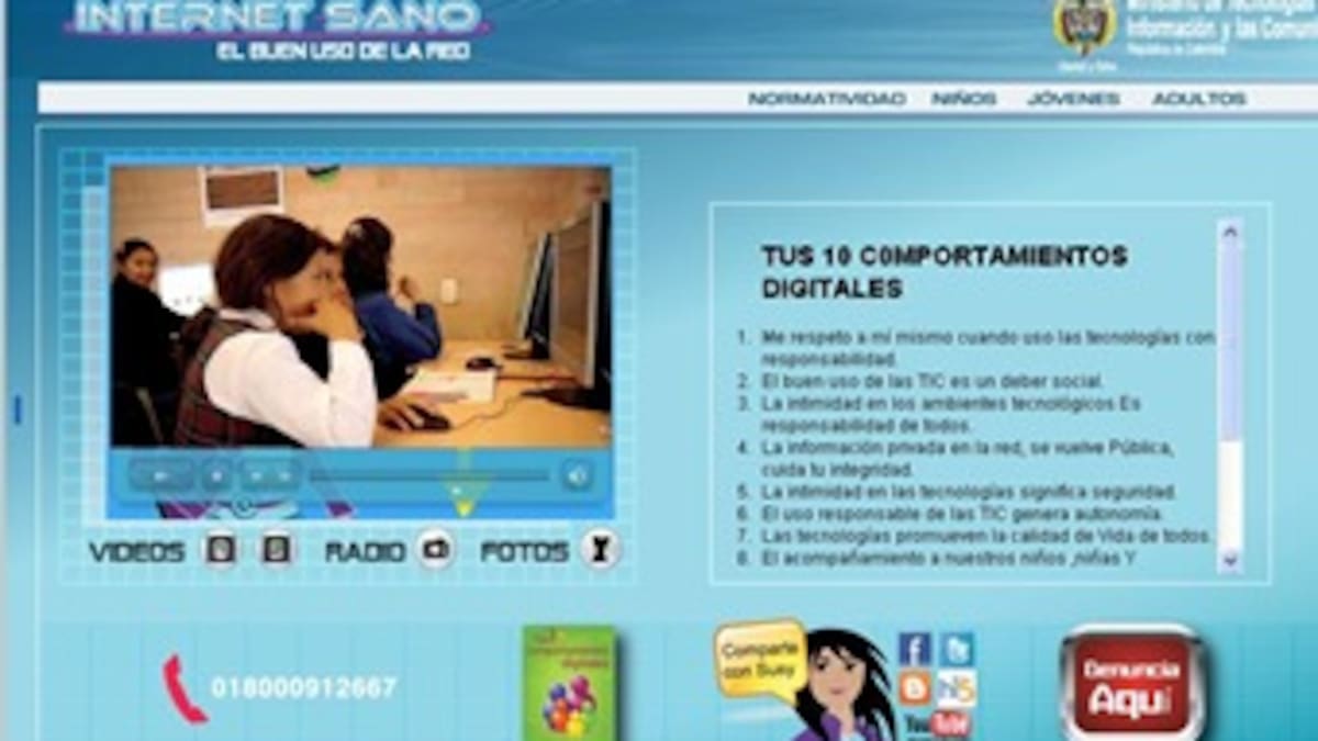 “Internet Sano” la estrategia para proteger la integridad de los niños y jóvenes en la red