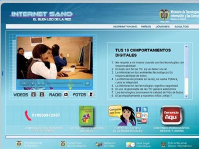 “Internet Sano” la estrategia para proteger la integridad de los niños y jóvenes en la red