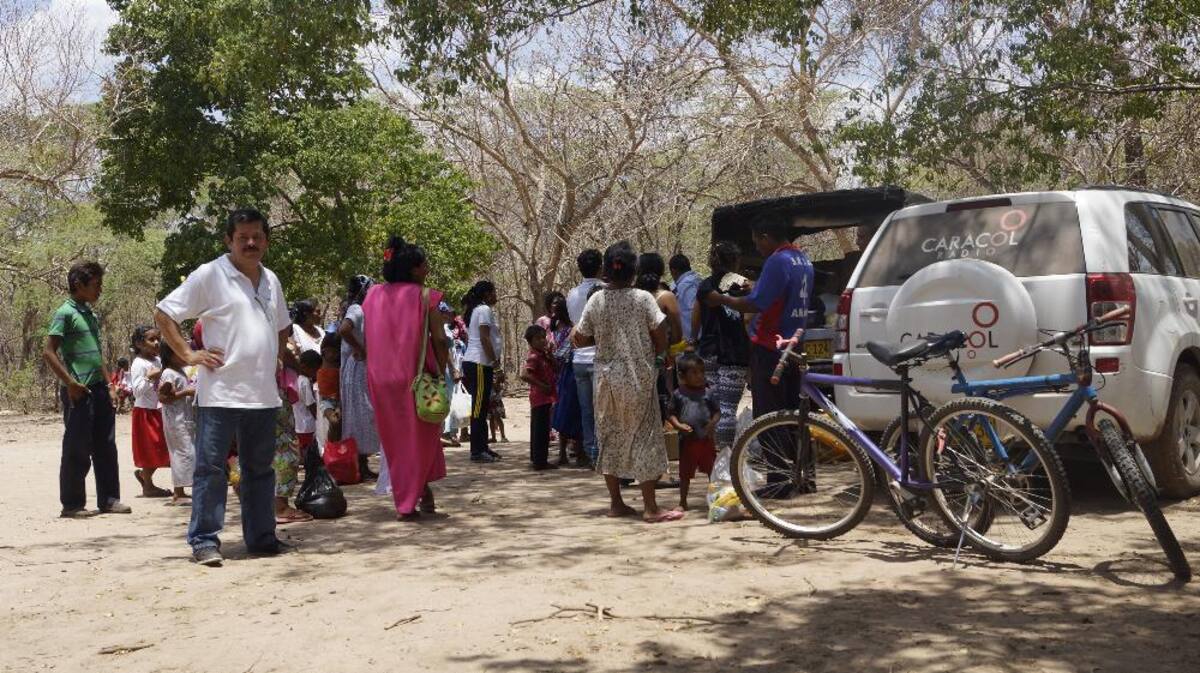 Recorrido de Caracol Radio por las zonas que aguantan sed. Fotos de Luis Enrique Rodríguez