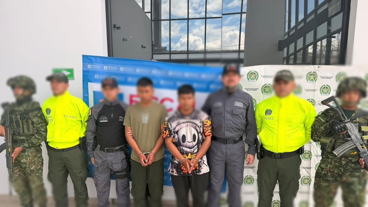 Dos expertos en explosivos clave para las disidencias fueron capturados en el Cauca