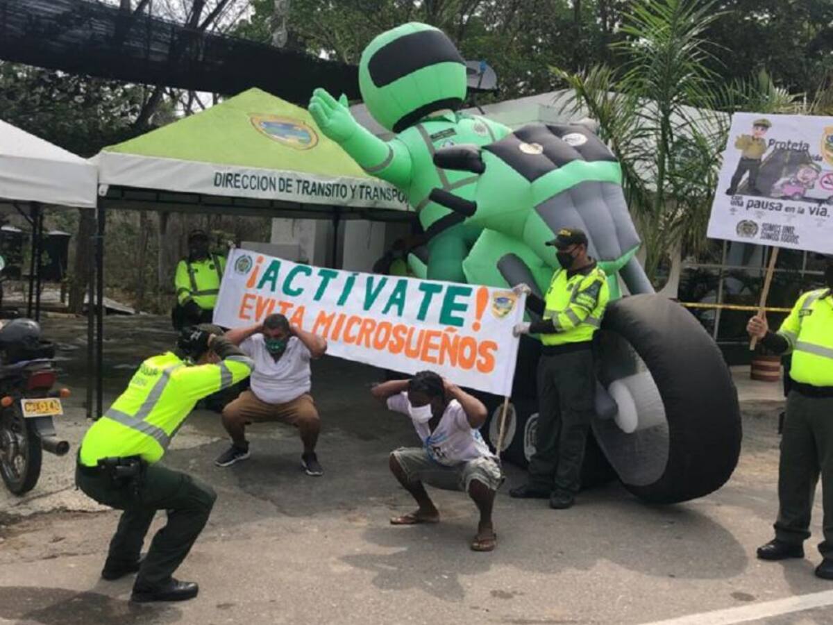 En Bolívar, Policía adelanta campaña para minimizar accidentes de tránsito
