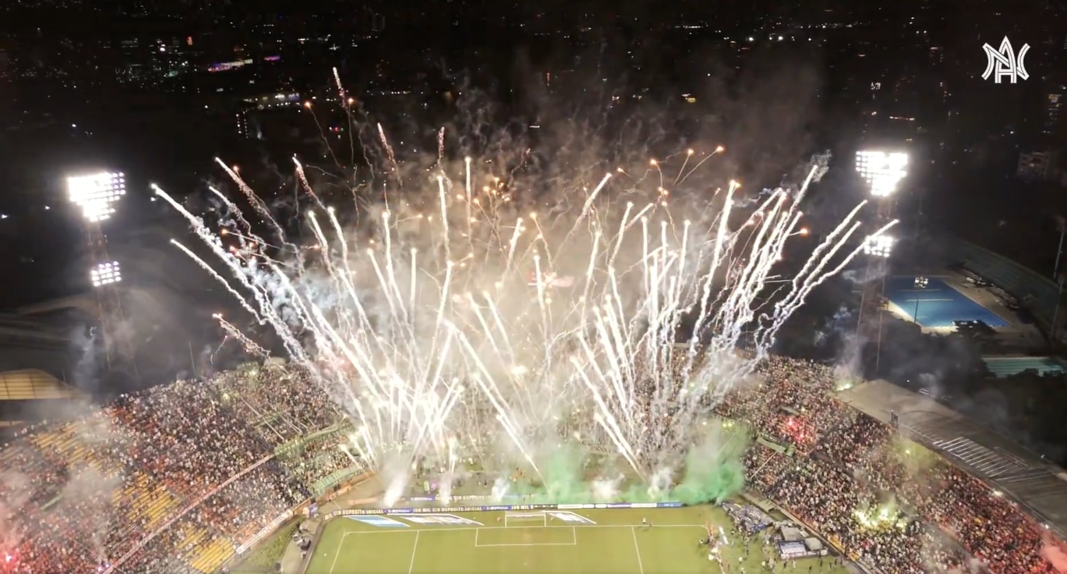 Pólvora Atanasio Girardot- video Atlético Nacional