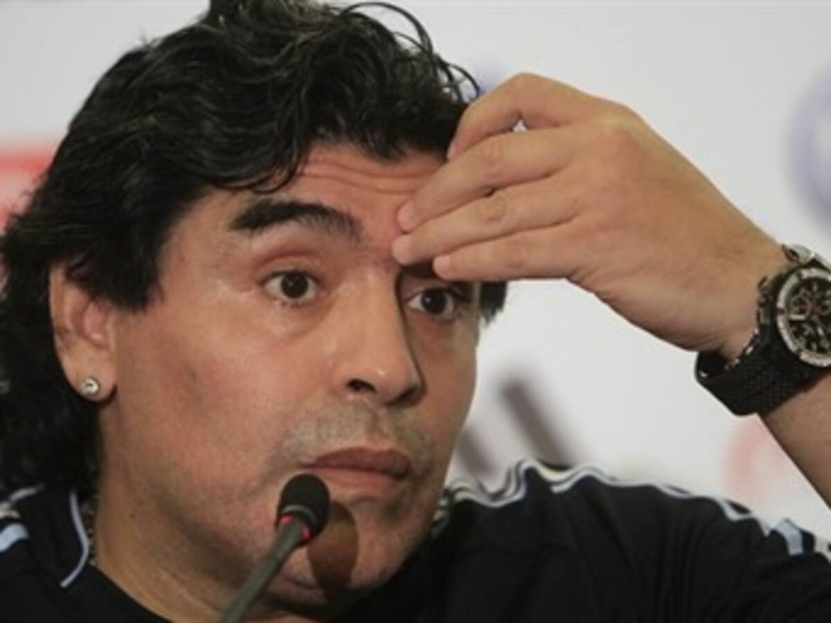 MUNDIAL/ Maradona: 'Que sigan señalando a España como favorita'
