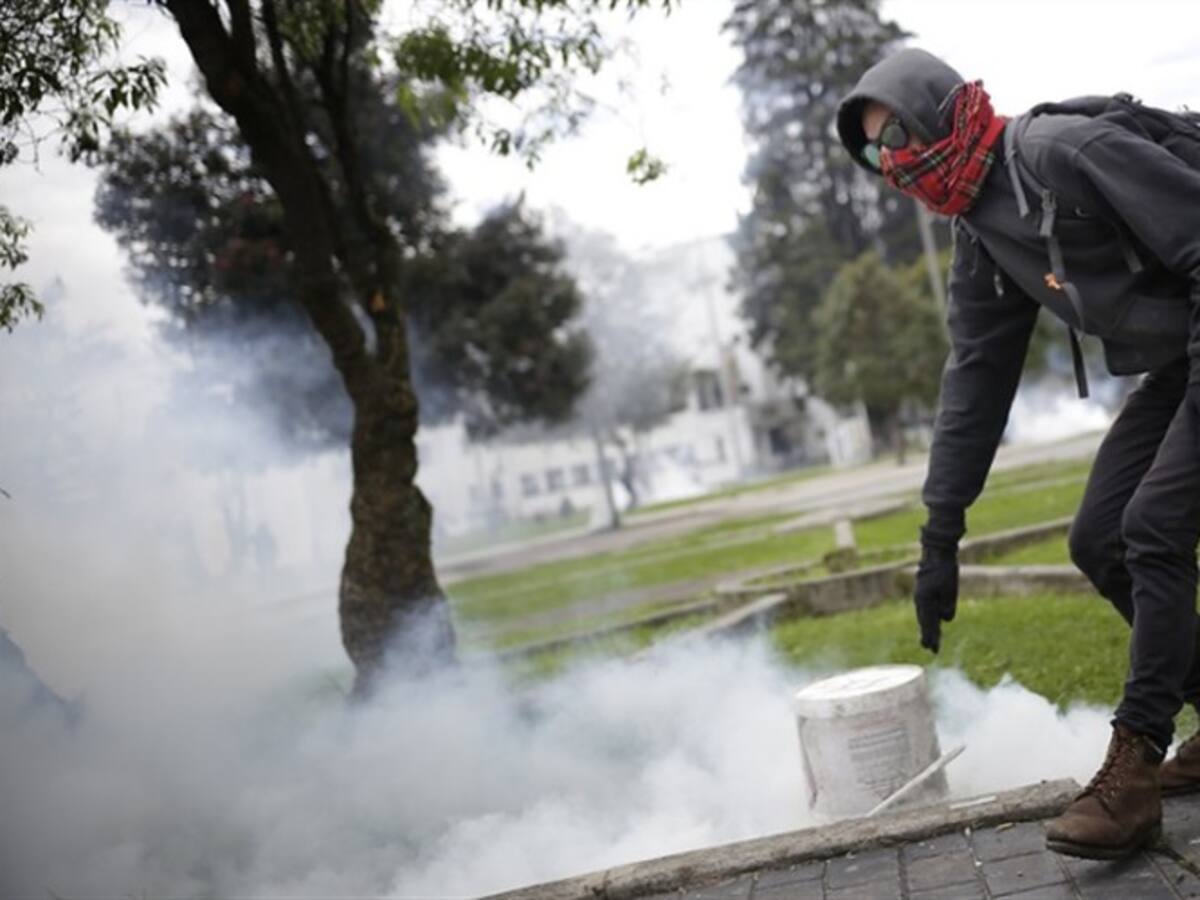 Líder estudiantil afirma que en movilización de paro nacional hubo infiltrados