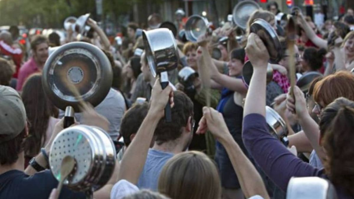 Jornada de manifestaciones contra los incrementos del impuesto predial