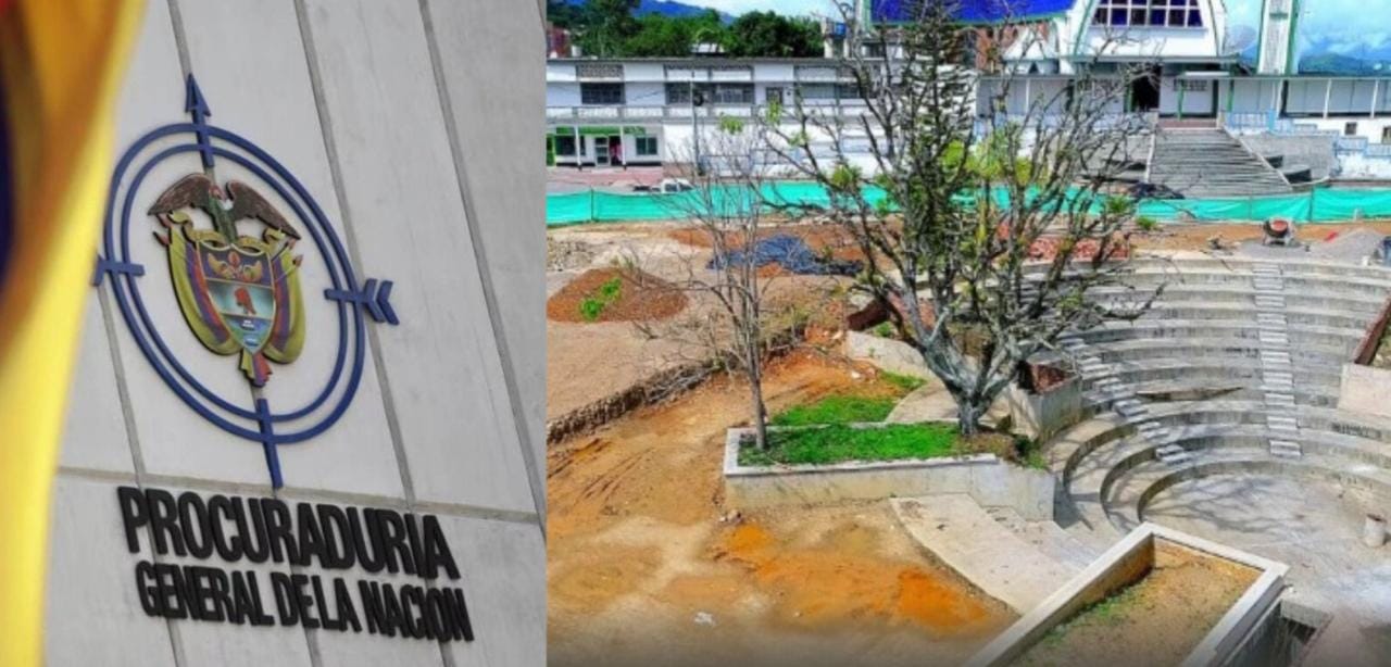 Procuraduría adelantará indagación por presuntas irregularidades en la obra del parque principal de Pauna