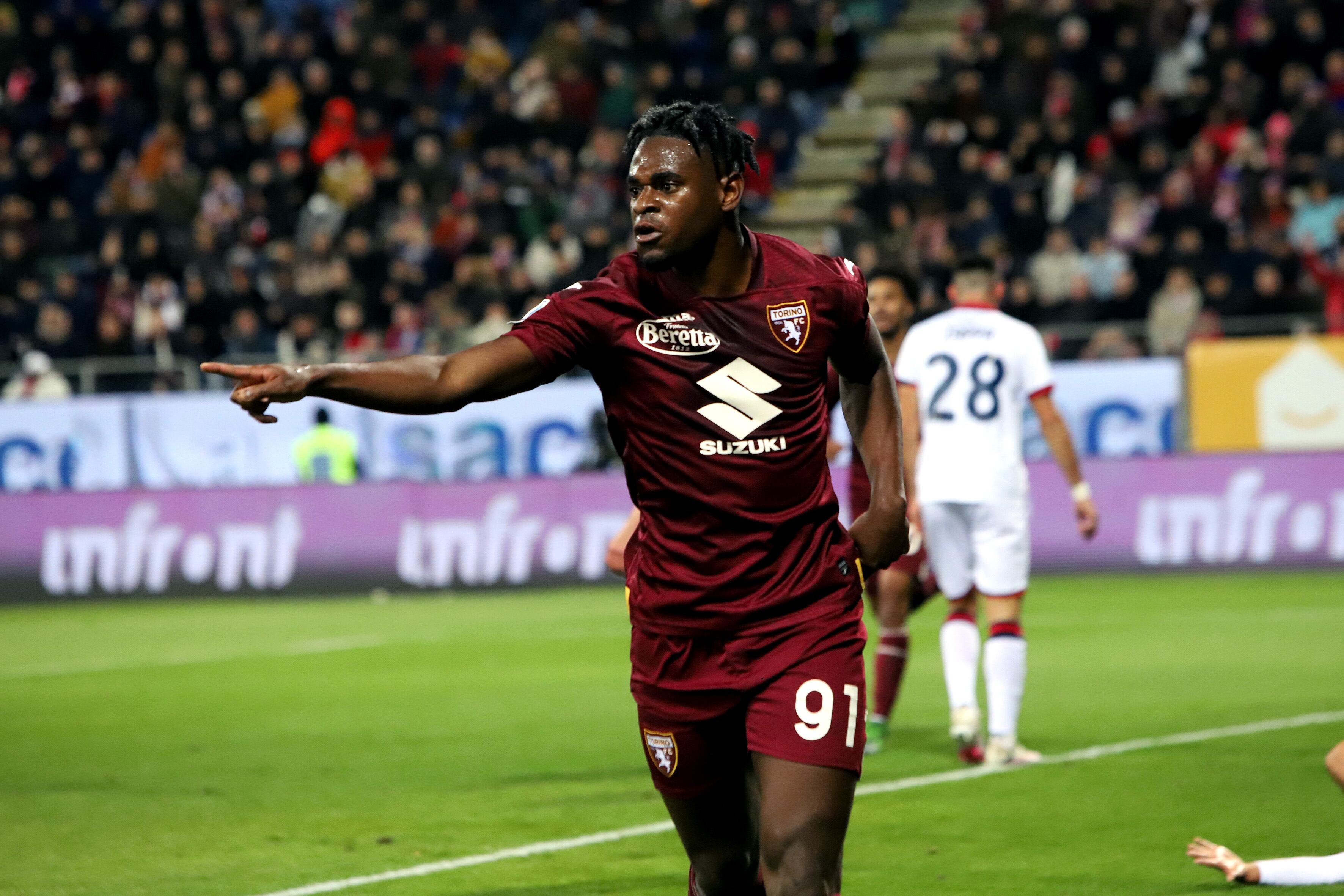 Duván Zapata, delantero del Torino. (Photo by Enrico Locci/Getty Images)