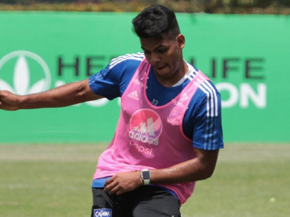 Kliver Moreno, cerca de regresar a las canchas con Millonarios