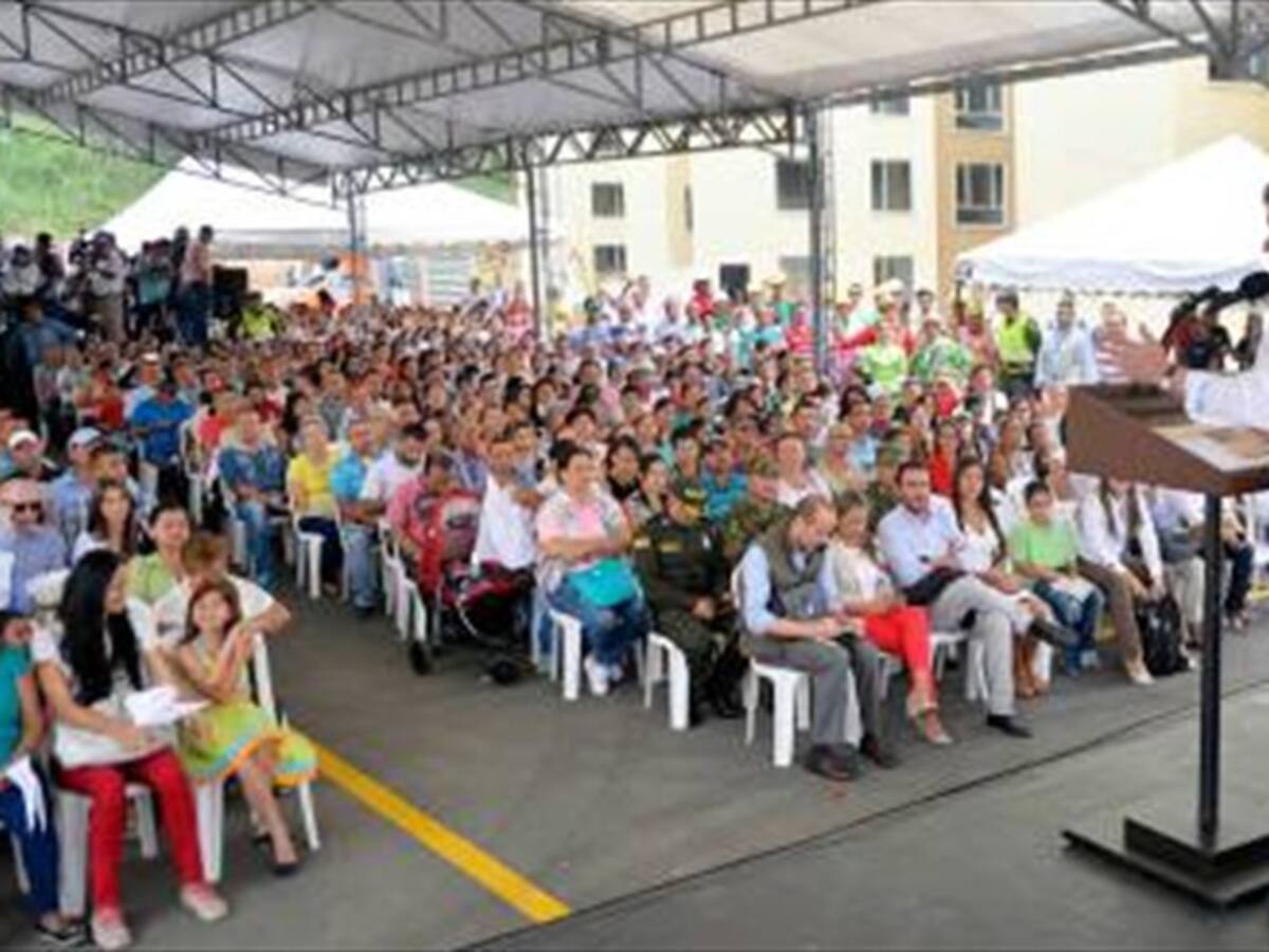 Presidente Santos llamó a los risaraldenses a apoyar la causa de la paz