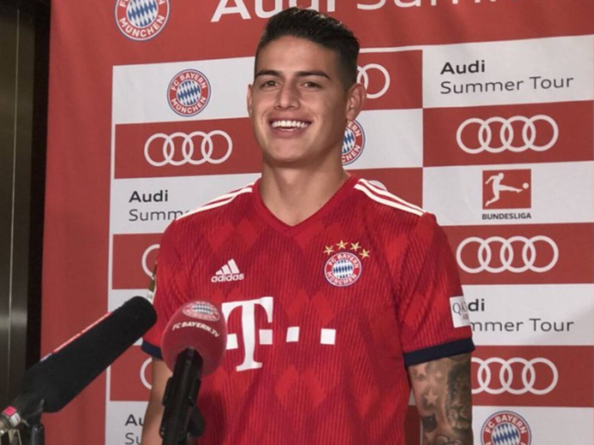 James: "Hay muchos rumores, pero solo pienso en el Bayern"