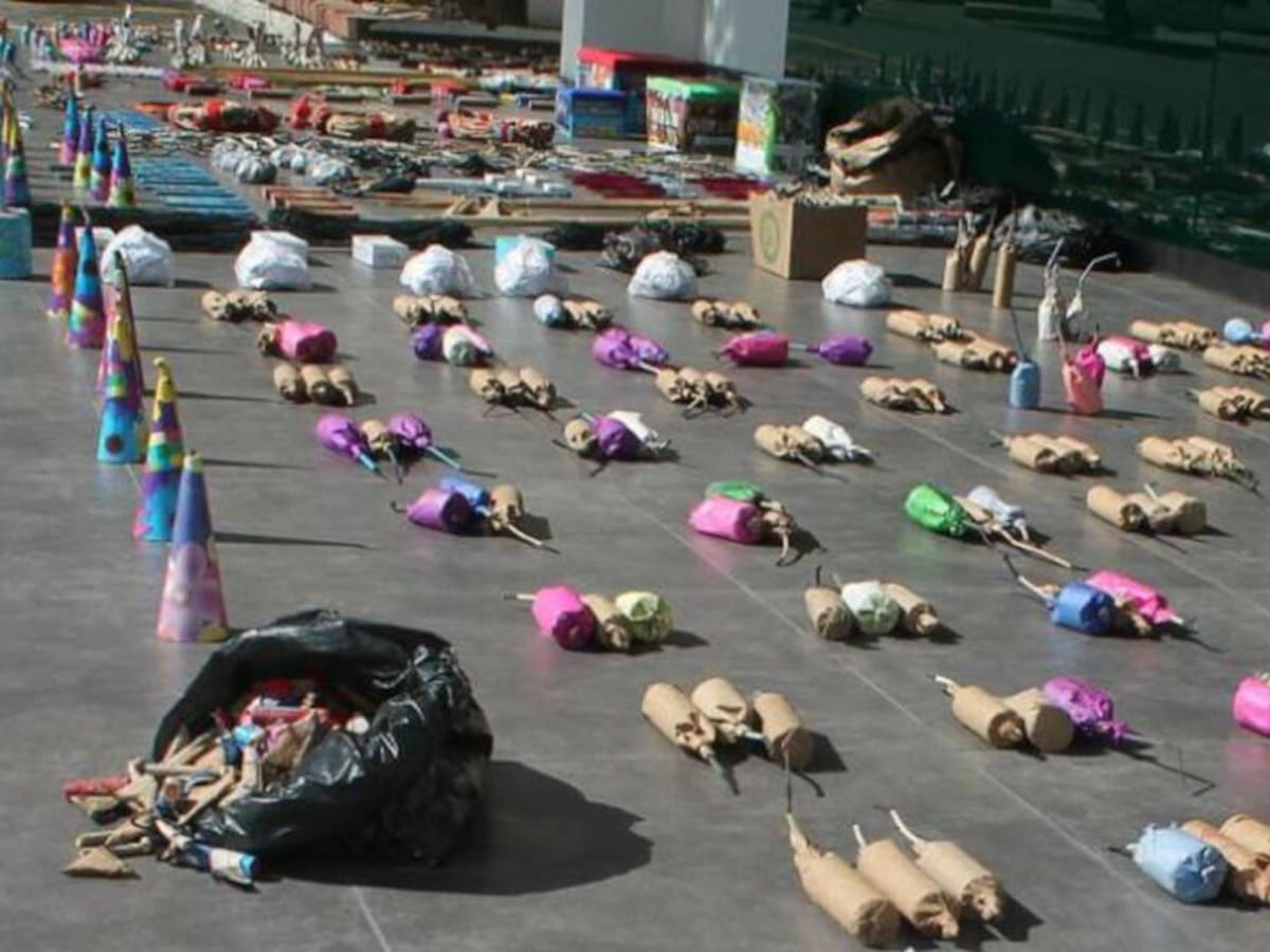 Media tonelada de pólvora ha sido incautada en Pereira durante diciembre