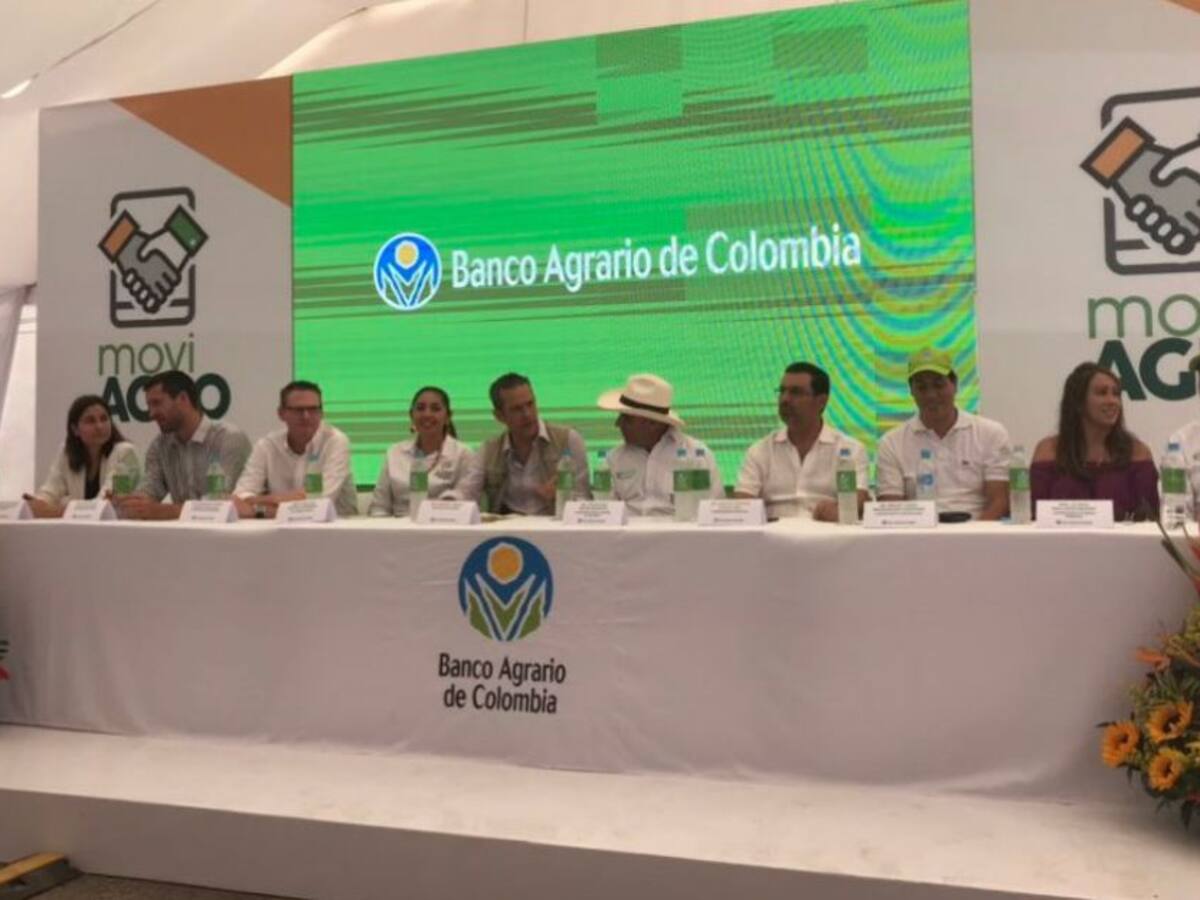 El banco ahora está en el campo a través del celular