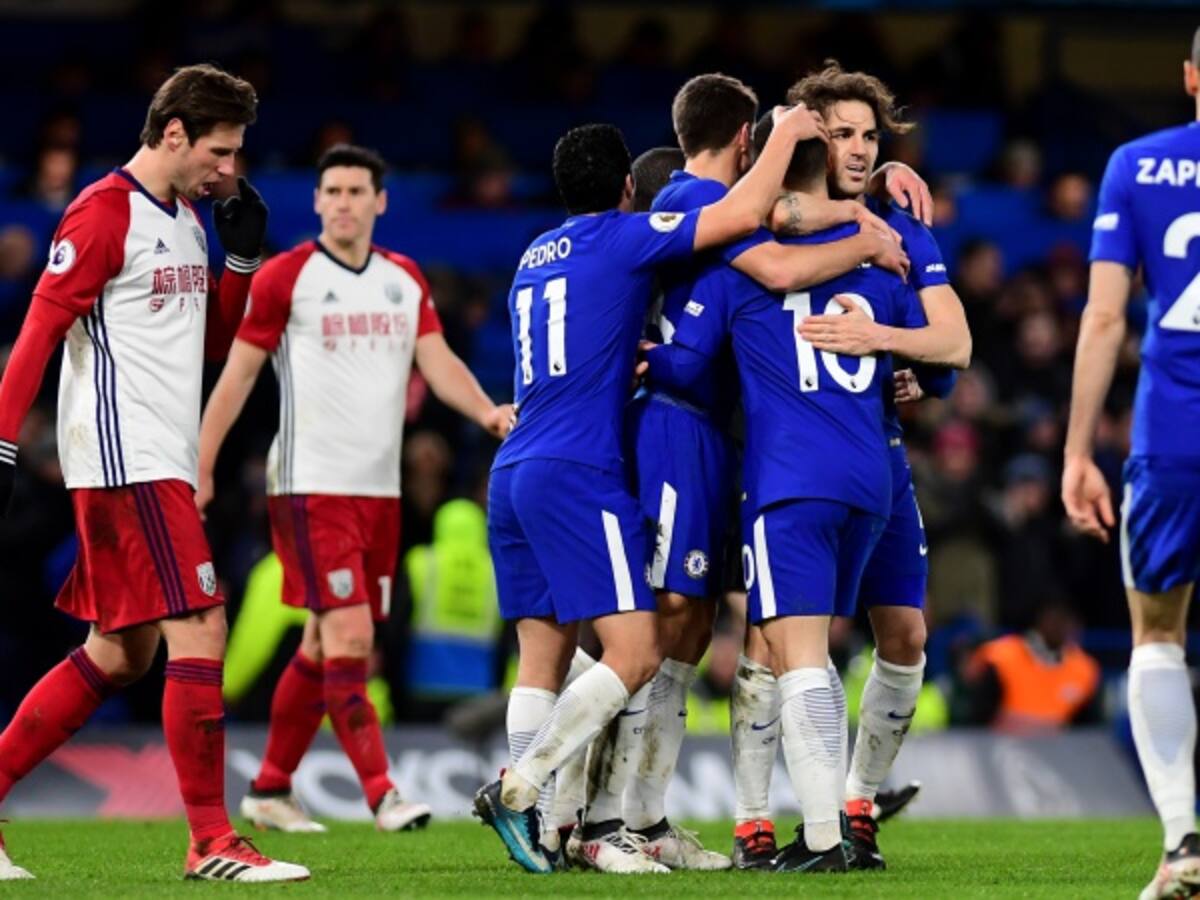 Con doblete de Hazard, Chelsea venció 3-0 al West Bromwich