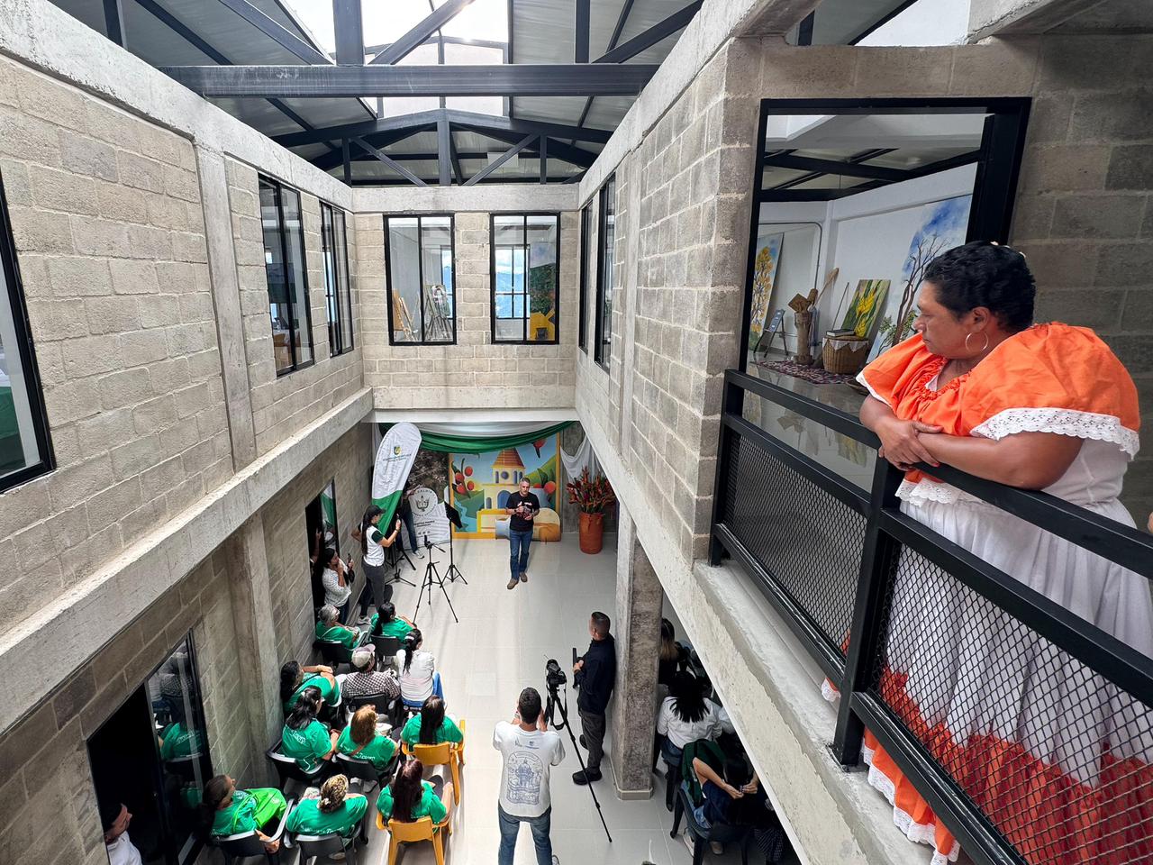 Casa de la cultura renovada en el municipio de Armenia- foto Instituto de cultura de Antioquia