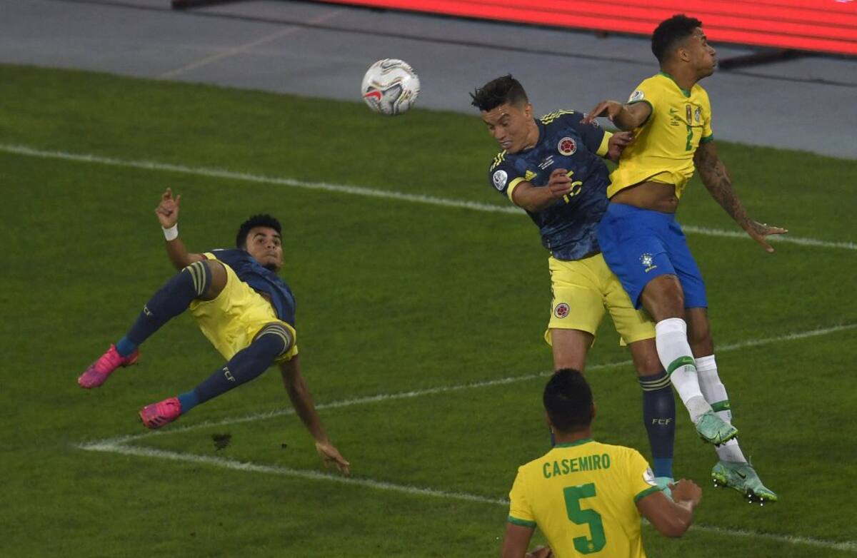 Gol de Luis Díaz frente a Brasil