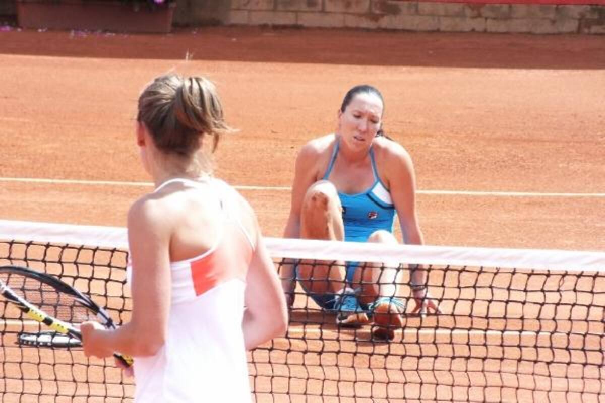 Jelena Jankovic y Karin Knapp