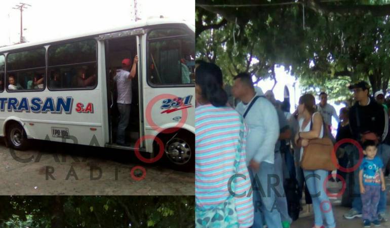 Afluencia de venezolanos en Puerto Santander.