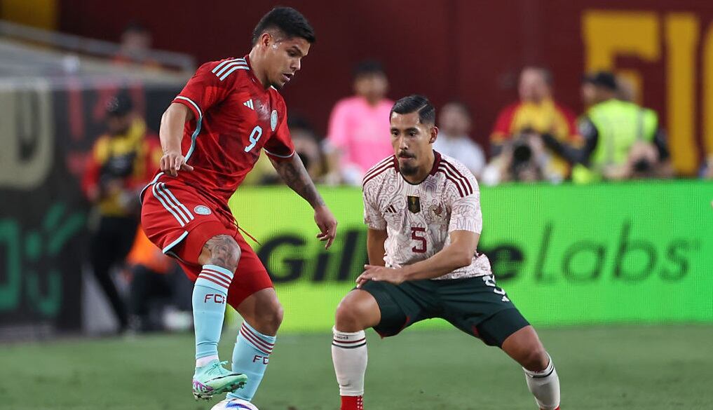 Colombia vs. México en un amistoso que se disputó el 18 de diciembre de 2023 / (Photo by Omar Vega/Getty Images)