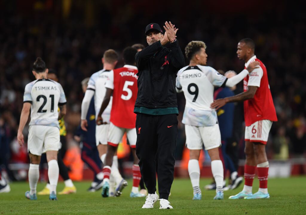 Liverpool cayó ante Arsenal por la fecha 10 de la Premier League (Foto por John Powell/Liverpool FC via Getty Images)