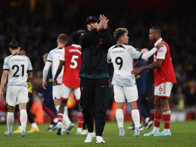 Liverpool cayó ante Arsenal por la fecha 10 de la Premier League (Foto por John Powell/Liverpool FC via Getty Images)