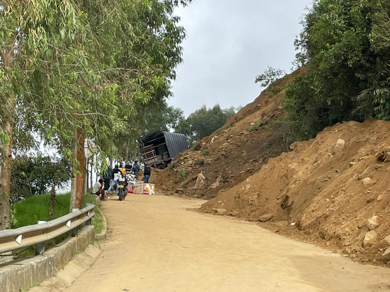 Derrumbe San Andrés de Cuerquia- foto cortesía