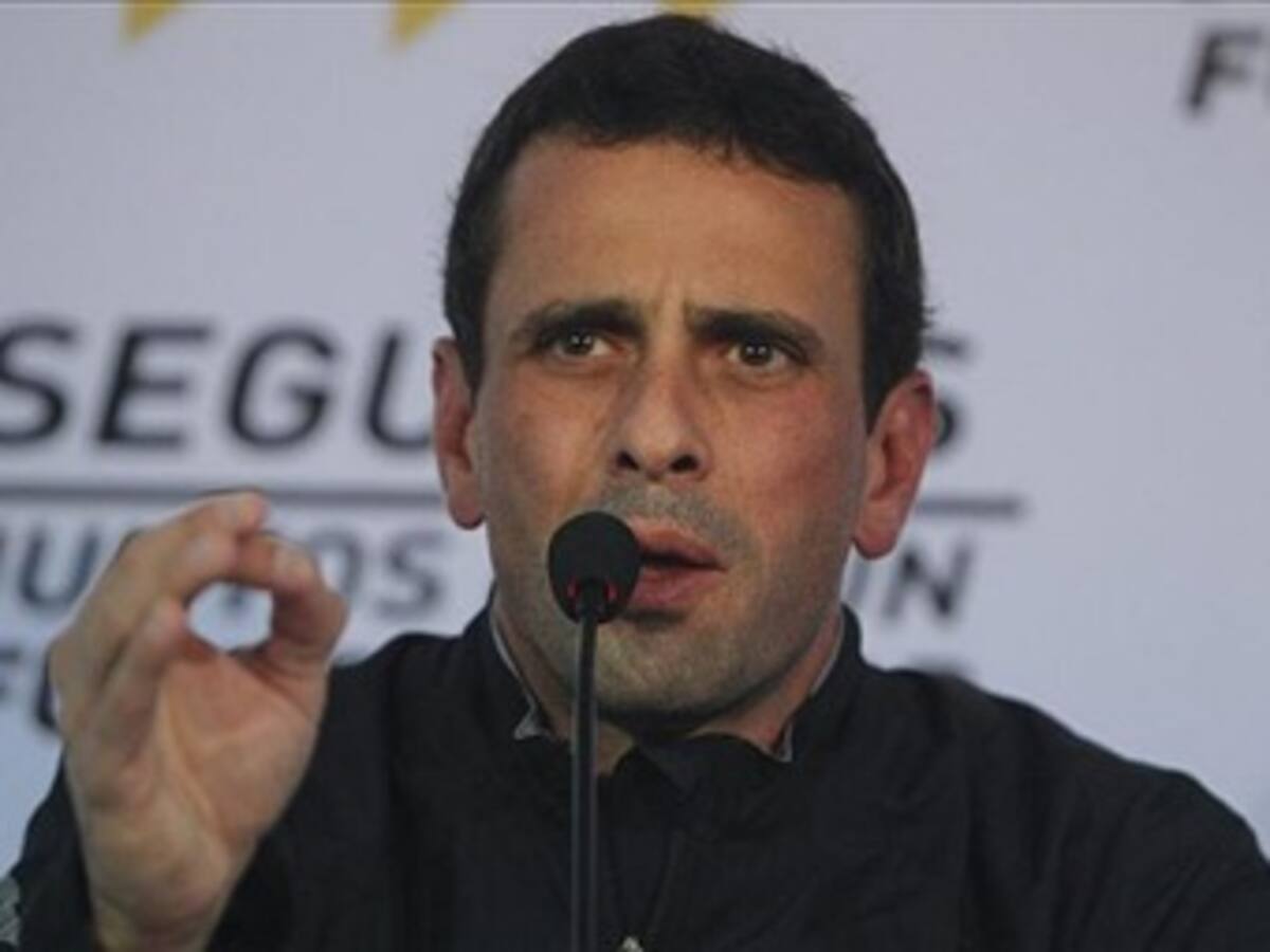 Si soy presidente no se enviará ni una gota de petróleo para financiar a Cuba: Capriles