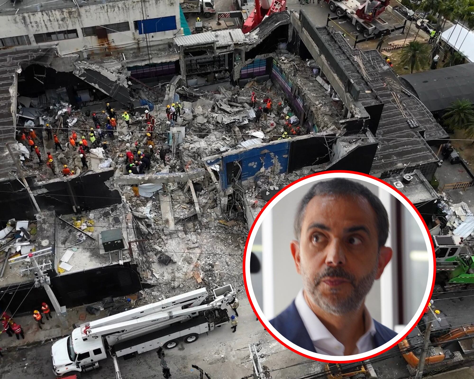 Antonio Espaillat fue dejado en cárcel preventiva en el caso en el que es investigado por el colapso de la discoteca que dejó más de 200 personas muertas.
(Foto: Caracol Radio / Getty / Cortesía)