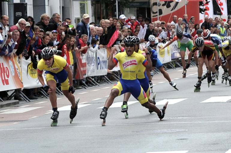Alex Cujavante, patinador barranquillero
