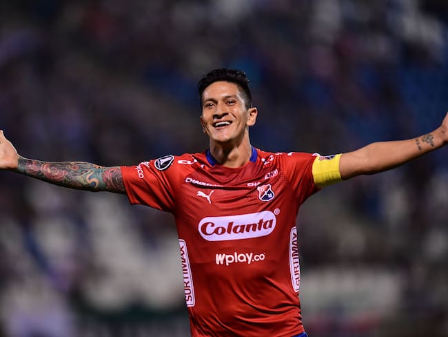 Germán Cano es el goleador histórico del Medellín con 129 goles. (Photo credit should read MARTIN BERNETTI/AFP via Getty Images)