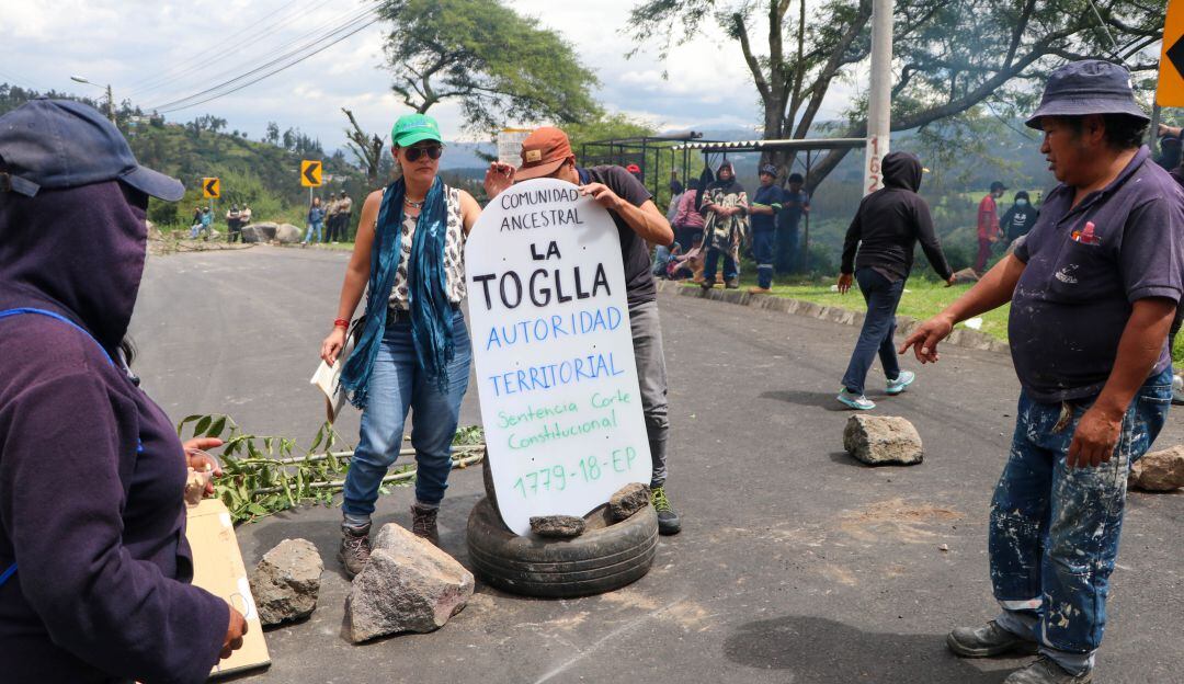 Protestas en el Ecuador.