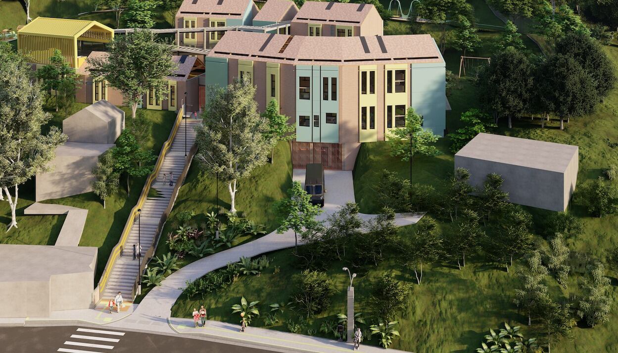 Proyecto del Jardín infantil de Buen Comienzo en el corregimiento San Sebastián de Palmitas. Foto: alcaldía.