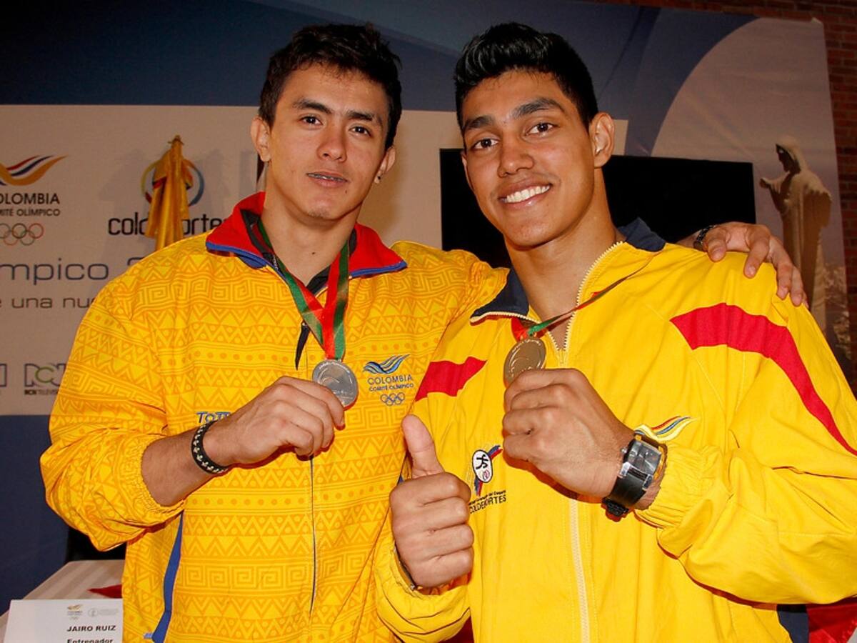 Jhony Muñoz y Jossimar Calvo exhiben sus triunfos en la Copa Mundo de Gimnasia