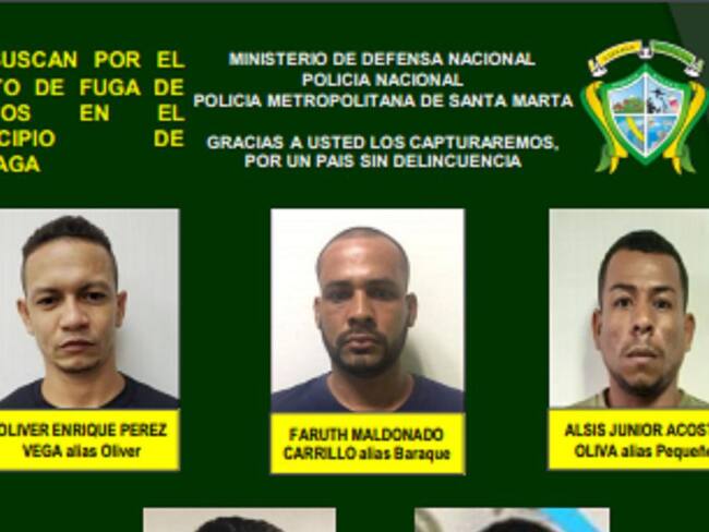 Se fugan siete presos de la estación de Policía de Ciénaga, Magdalena