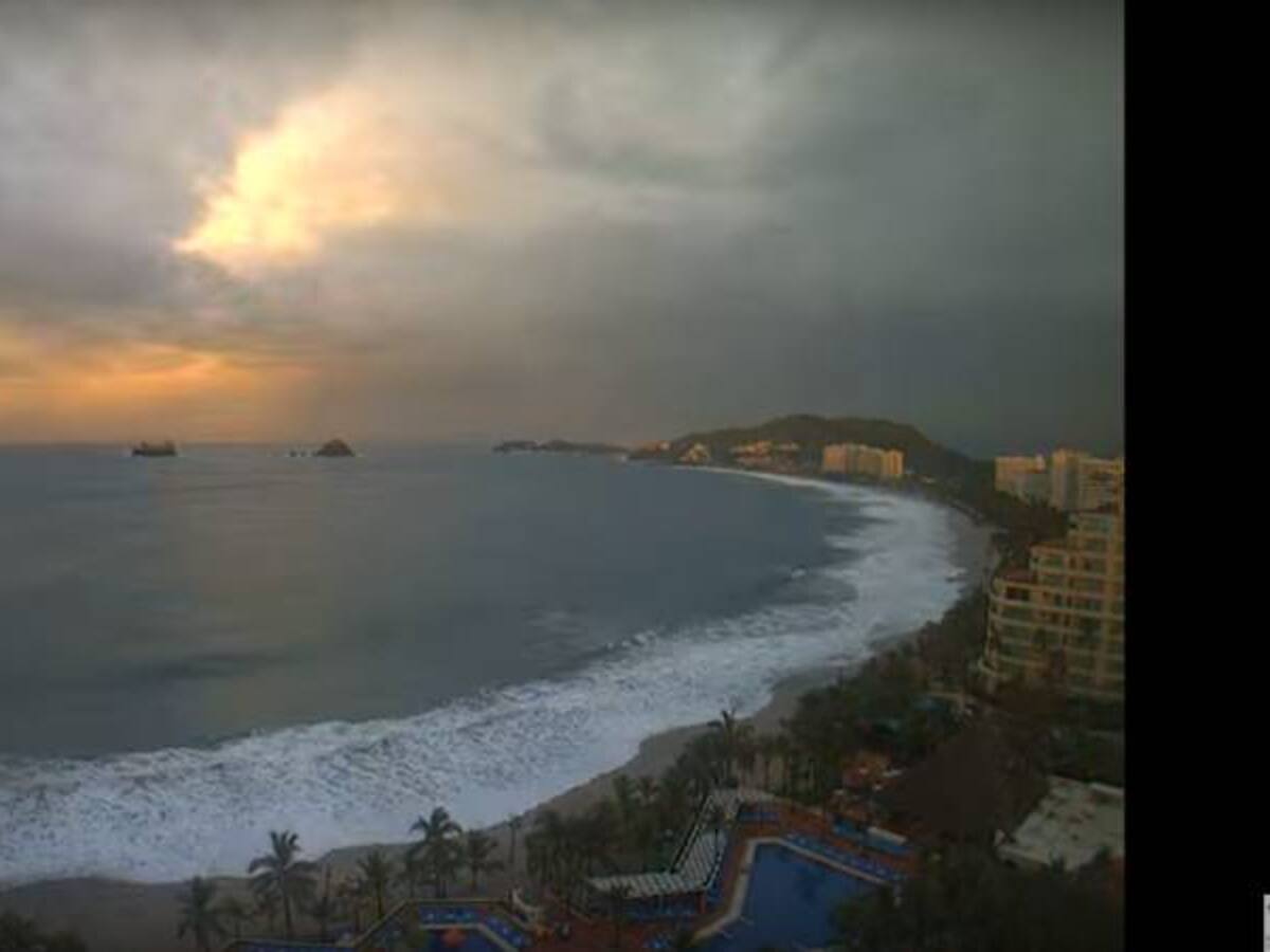 Video resume en un minuto el paso del huracán Patricia