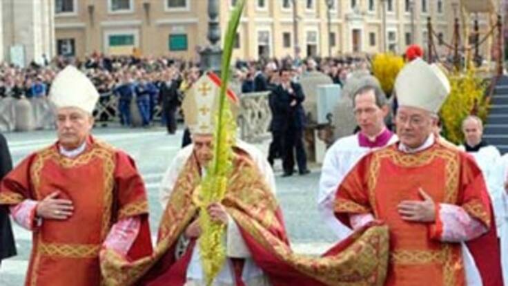 En la celebración del Domingo de Ramos el Papa pidió que reine la paz y no haya más violencia en Colombia