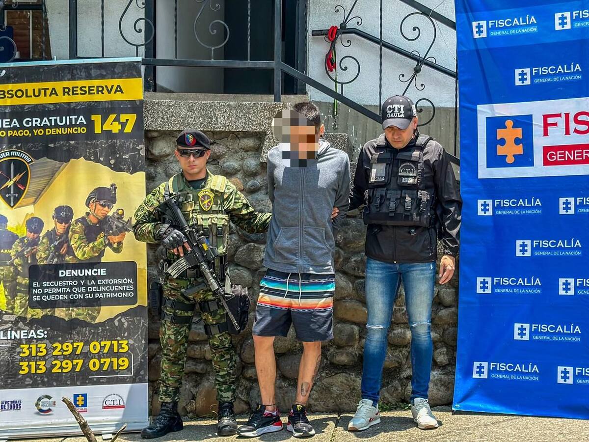 El Gaula Militar capturó a alias ‘Dani’, uno de los más búscados en Risaralda