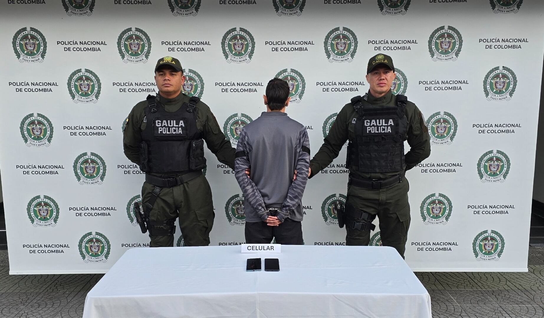 Foto policía Metropolitana de Manizales