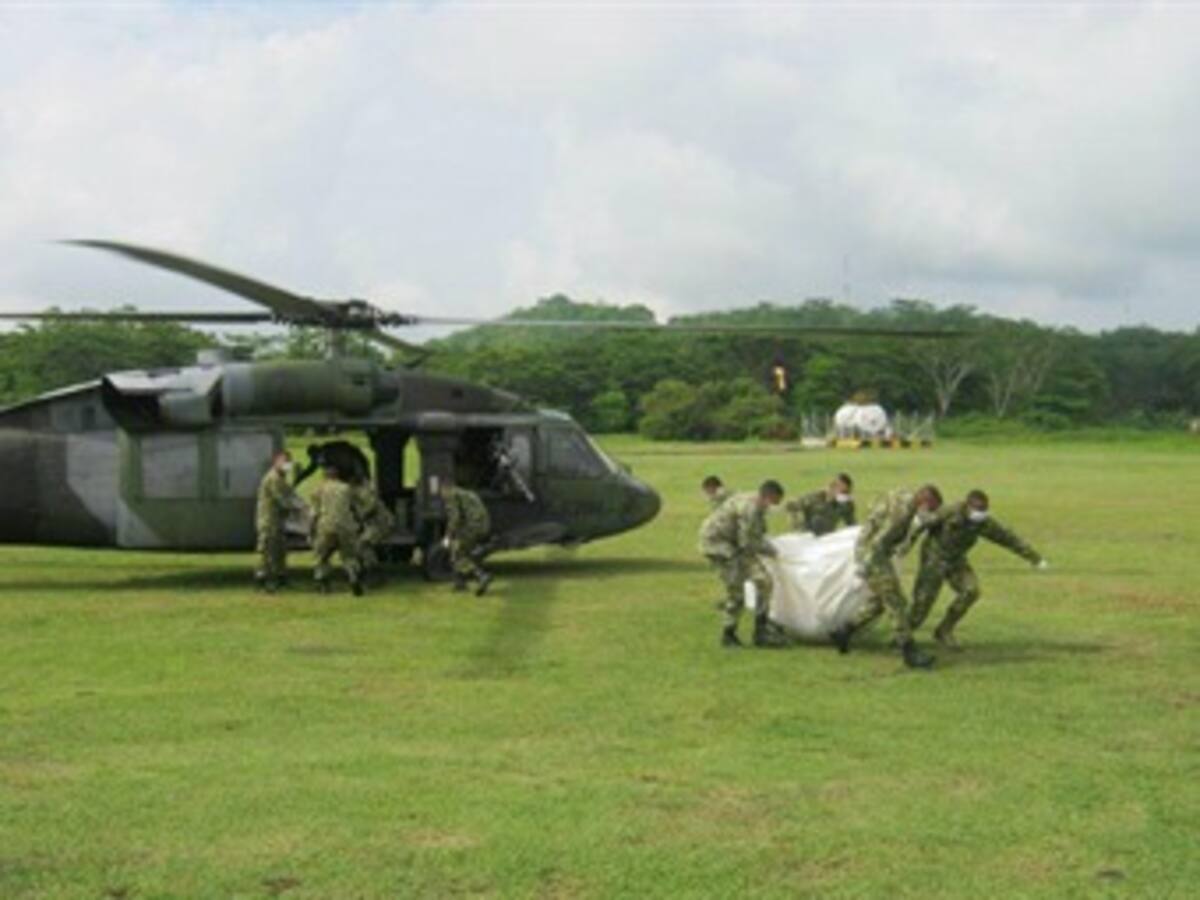 FAC envía helicópteros para apoyar al Ejército tras muerte de siete soldados en Caquetá