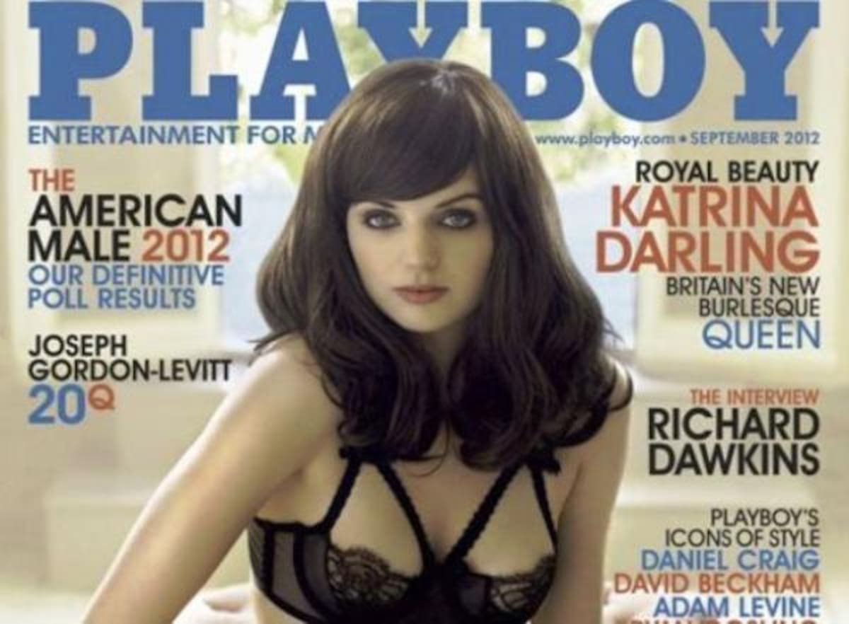 Para el 2012 Katrina Darling aprovechando su lejano lazo de sangre con las Middleton sale en la portada de la revista Playboy