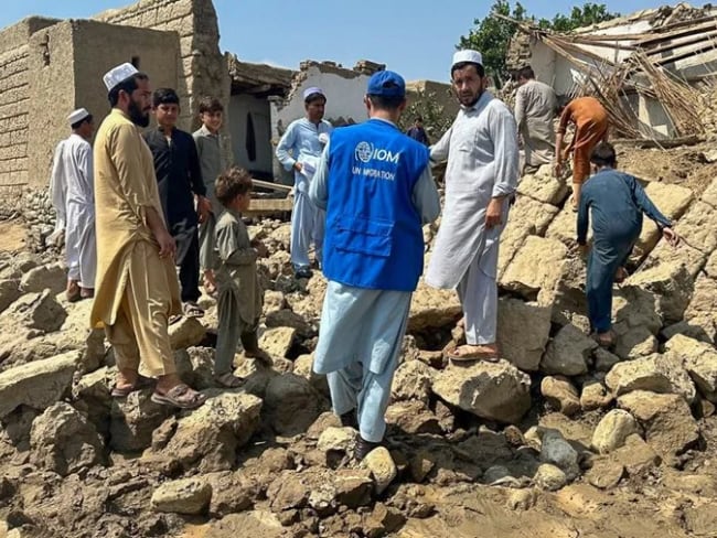 EFE/Cuenta de X de la UNMigration en Afganistán