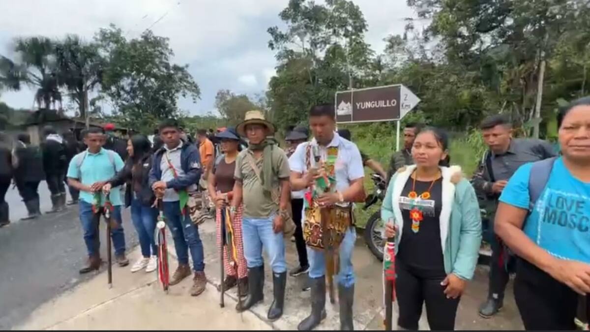 Indígenas del Huila se suman al paro arrocero