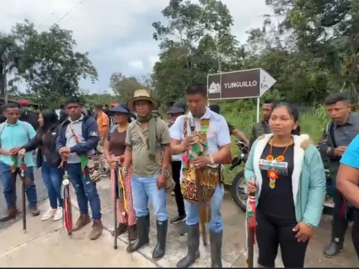 Indígenas del Huila se suman al paro arrocero
