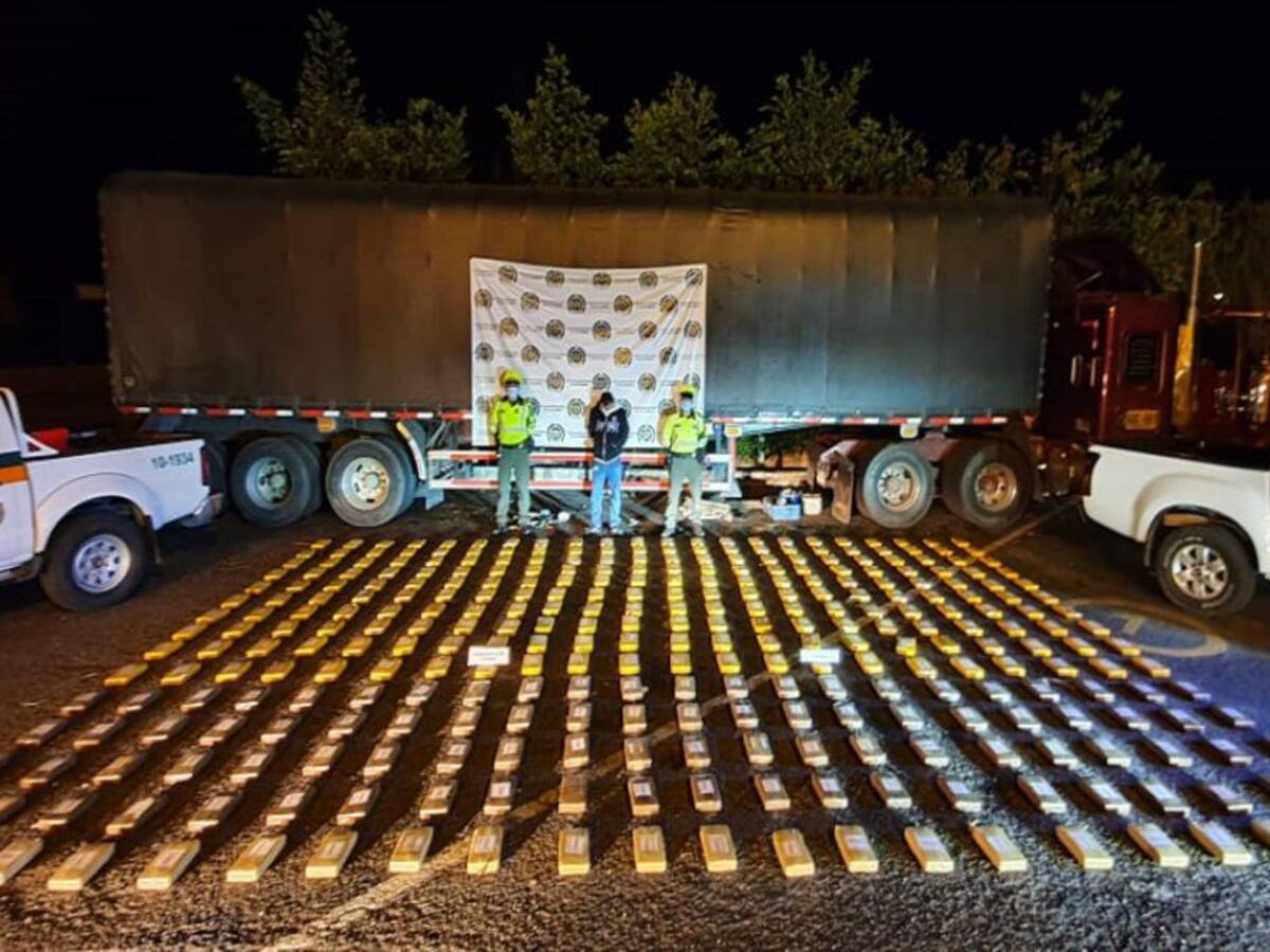 Cae millonario cargamento de clorhidrato de cocaína en las vías del Valle