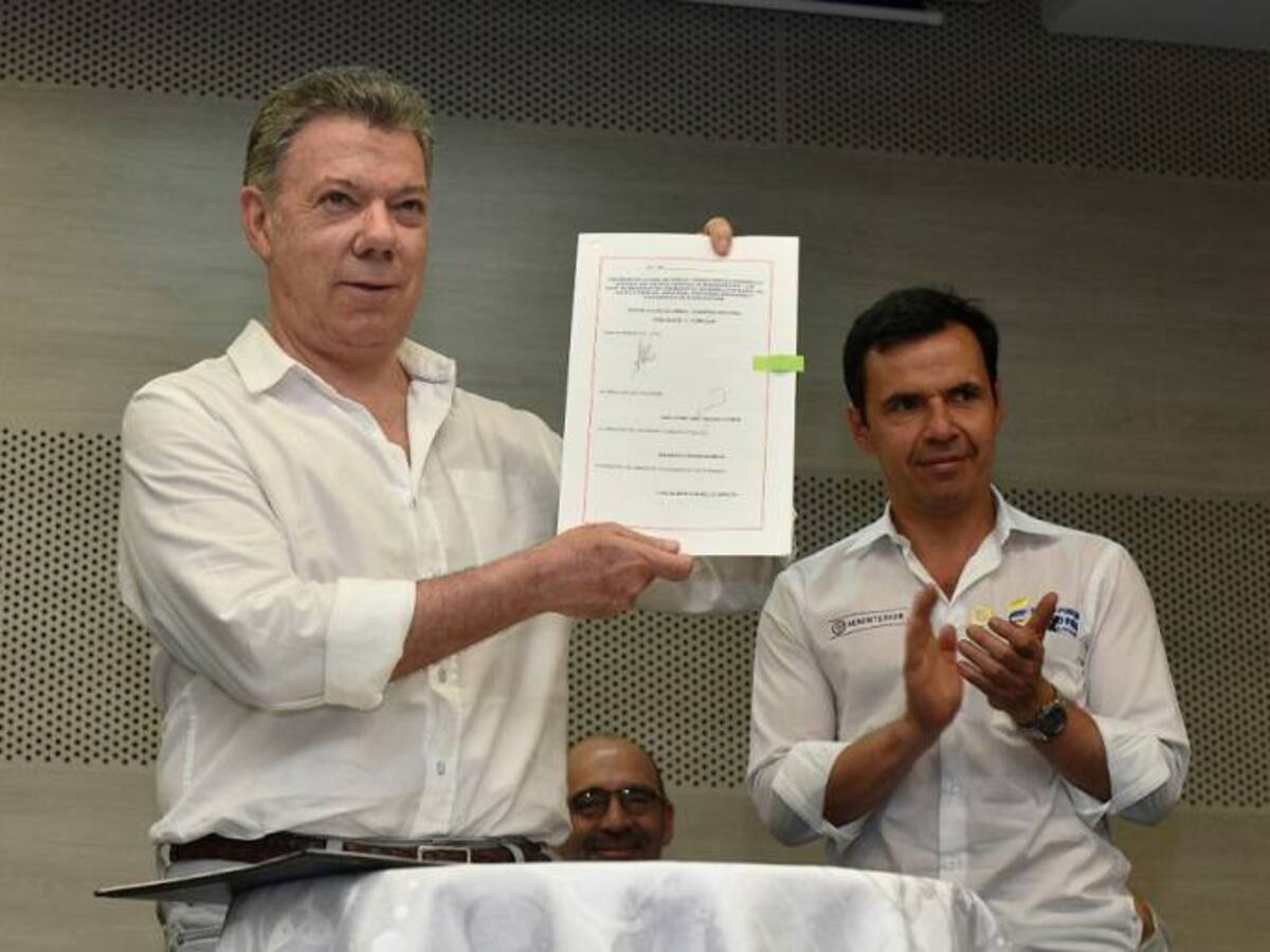 Presidente Santos sancionó Ley que crea el Fondo Autónomo para el Puerto