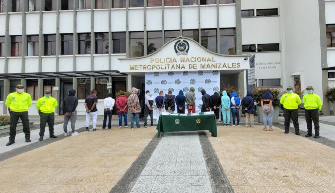 Capturas en Manizales