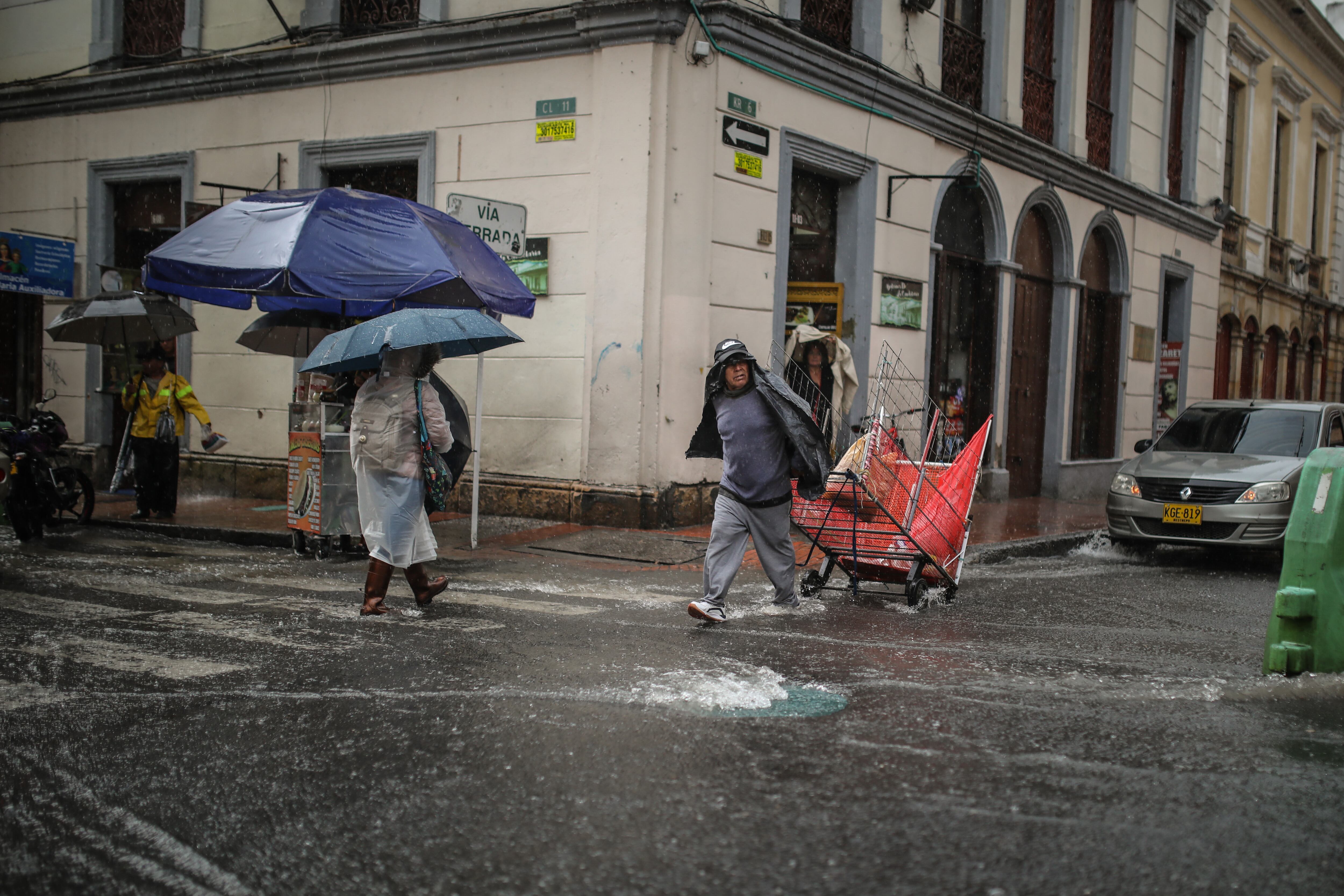 Lluvias en Bogotá. Foto: Getty Images.