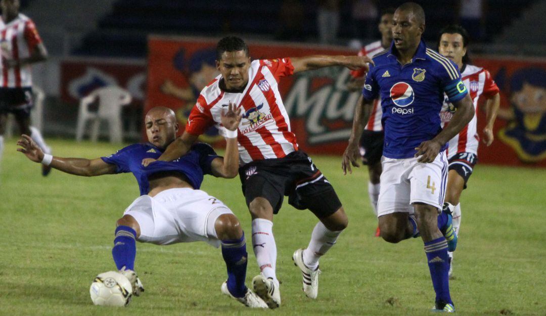 Duelo entre Junior y Millonarios en la Copa Colombia del 2011.
