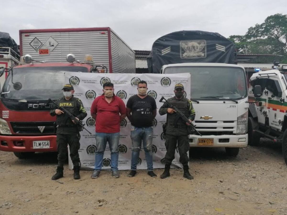 Persiguen banda dedicada al hurto de transportadores de carga en vías