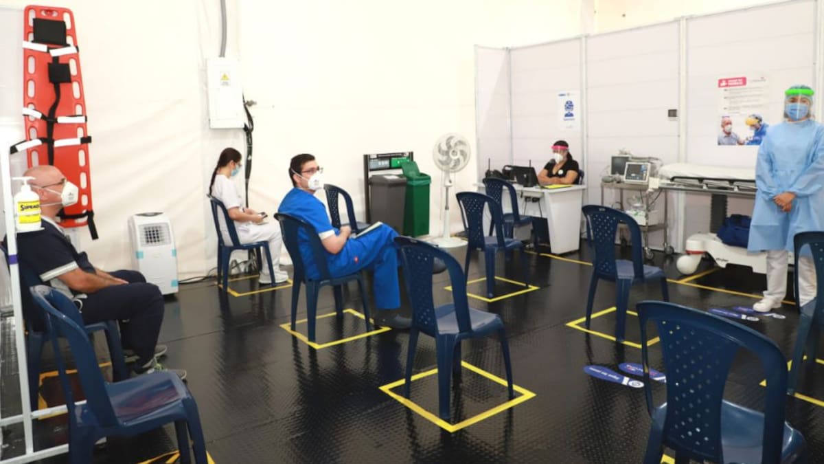 Termina aplicación de la primera tanda de vacunas
