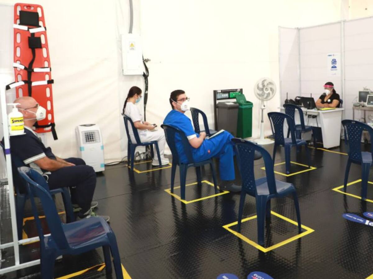 Termina aplicación de la primera tanda de vacunas